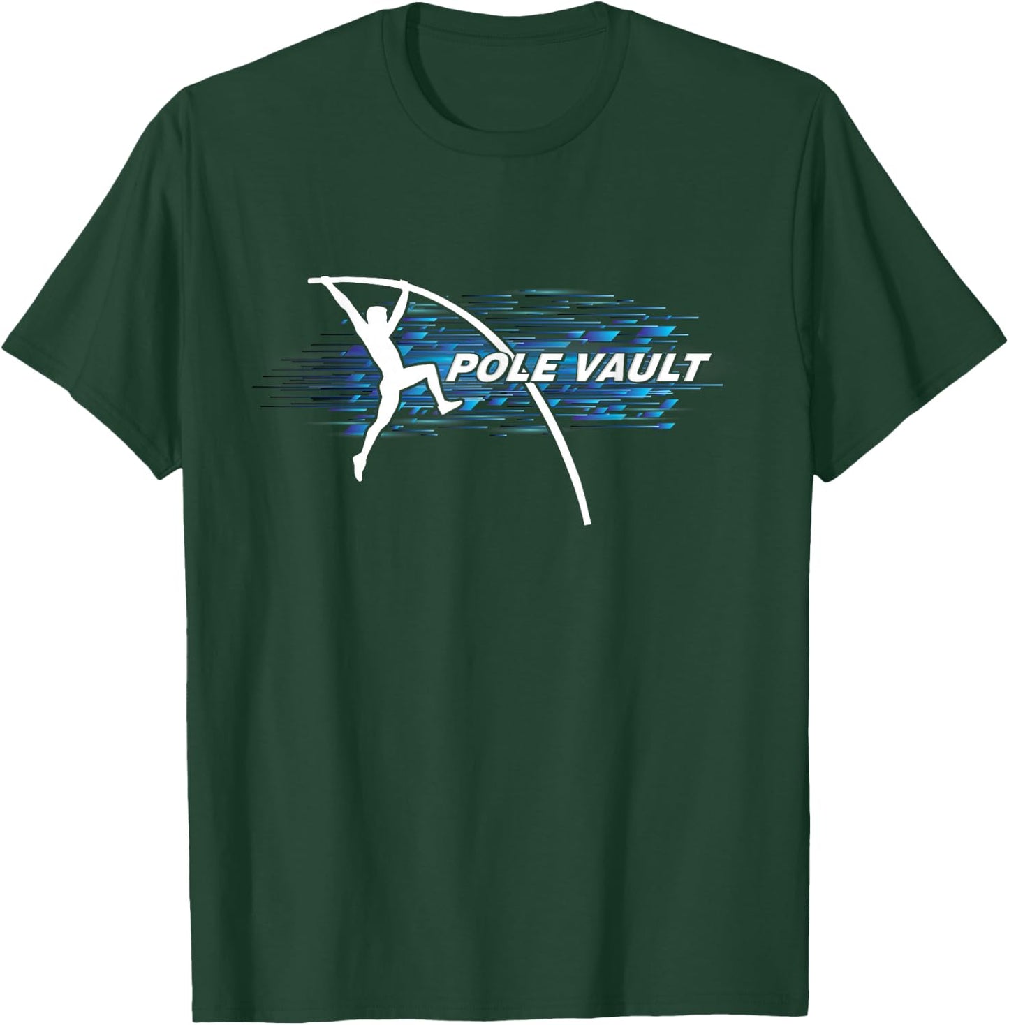 Pole Vault Vaulter Sport Track & Field T-Shirt - T-Shirt | Forest