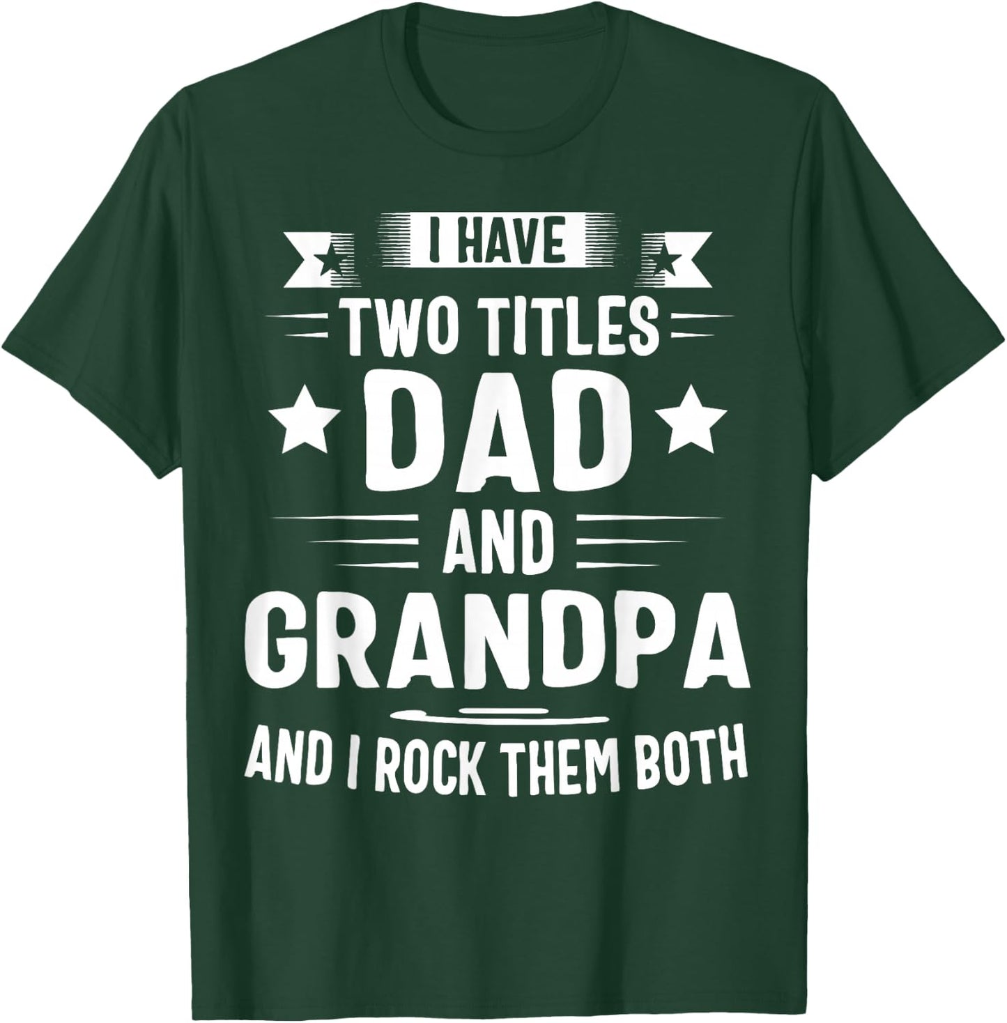 Grandpa Shirt Fathers Day Dad and Grandpa T-Shirt - T-Shirt | Forest