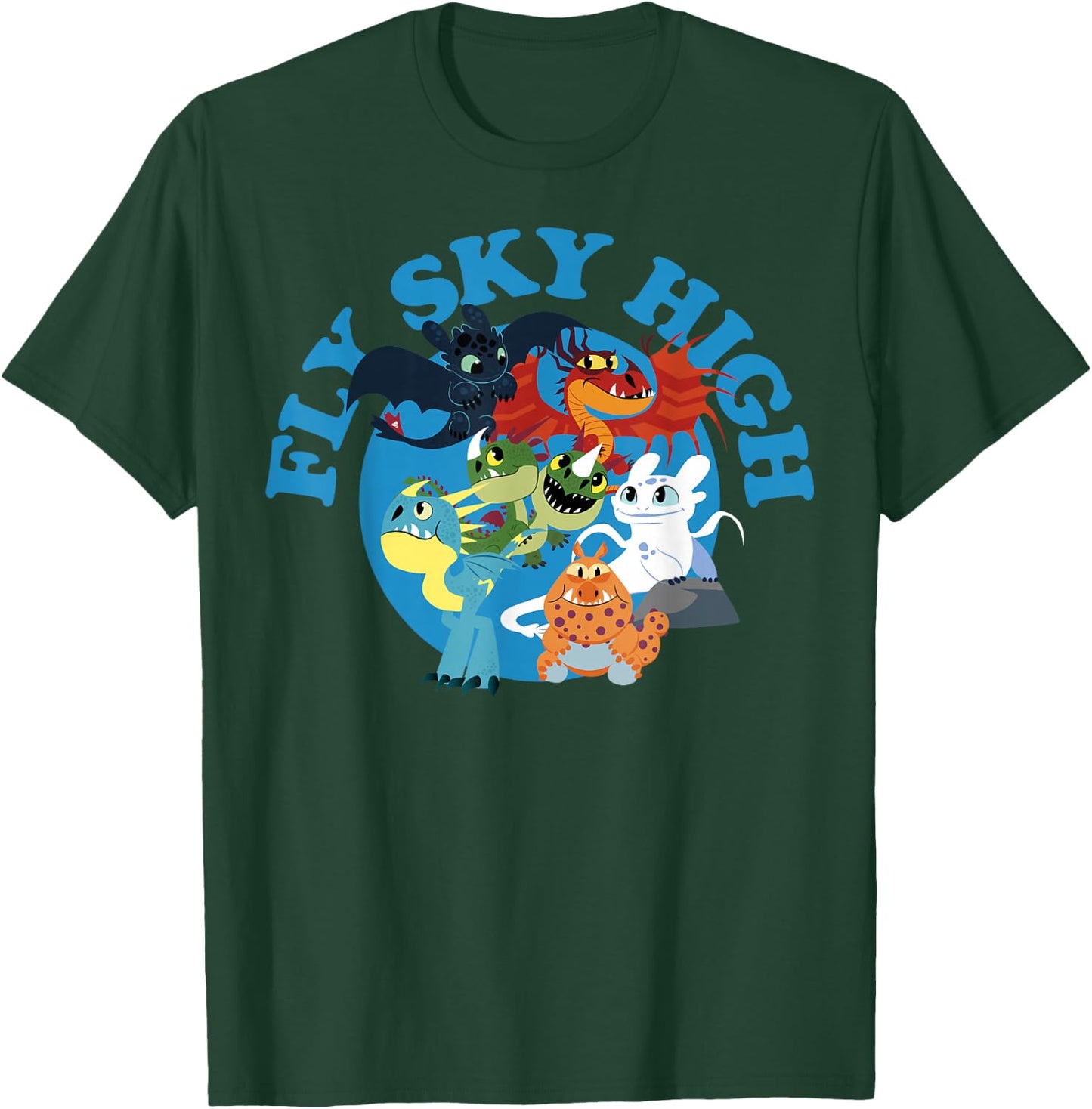 How to Train Your Dragon 3 Hidden World Sky High T-Shirt - T-Shirt | Forest