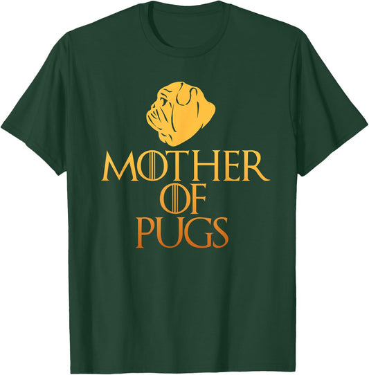 Mother Of Pugs Pug Lover Shirt T-Shirt - T-Shirt | Forest