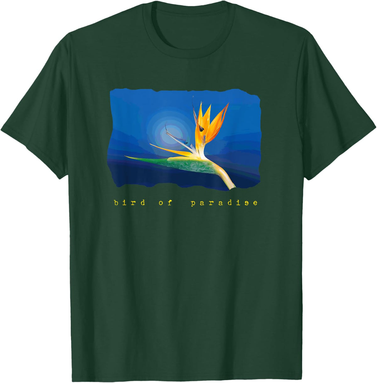 Bird of Paradise Tropical Flower Shirt T-Shirt - T-Shirt | Forest