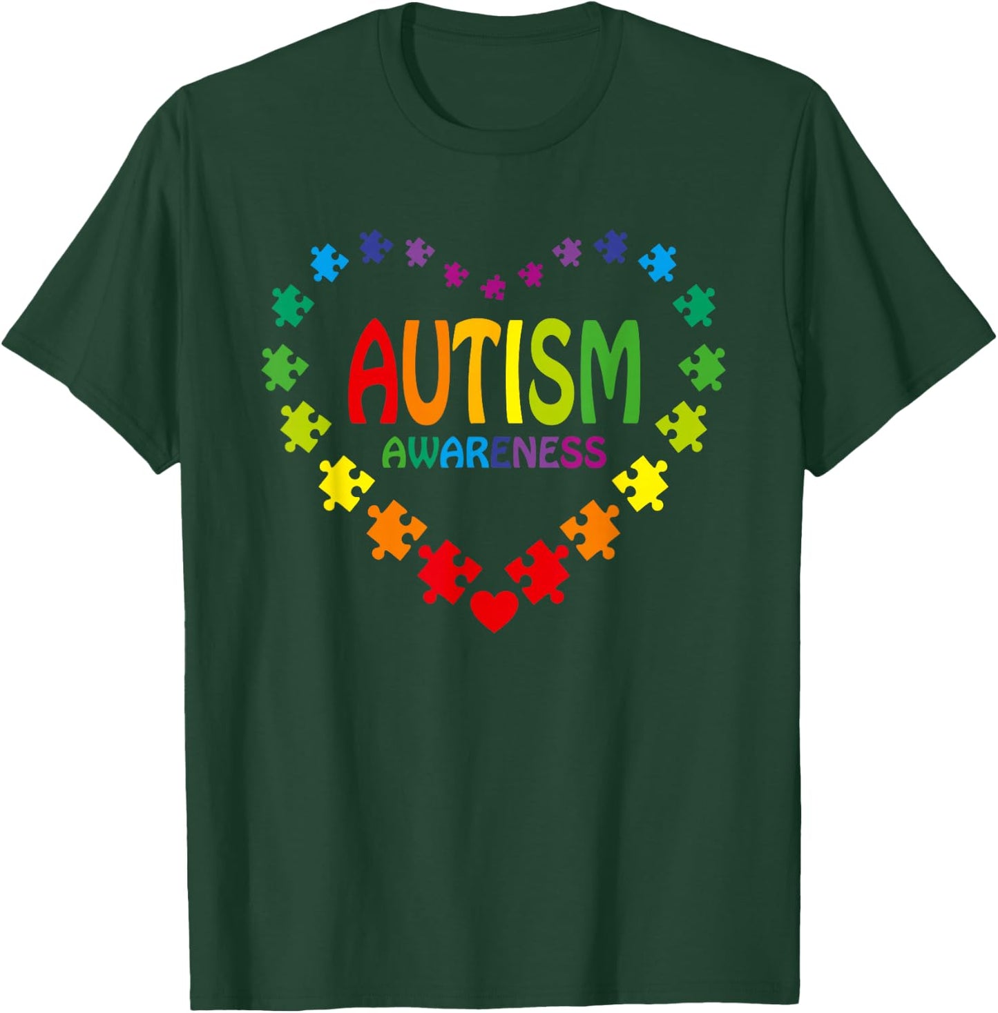 World Autism Awareness 2 April 2026 Autism Cute Autistic T-Shirt - T-Shirt | Forest