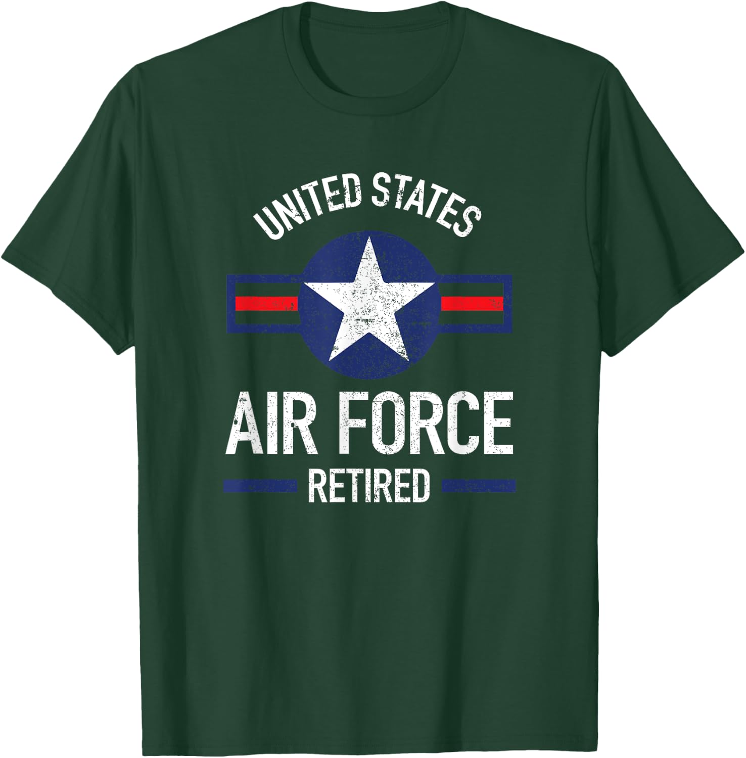 United States Air Force Retired USAF Retirement Gifts T-Shirt - T-Shirt | Forest