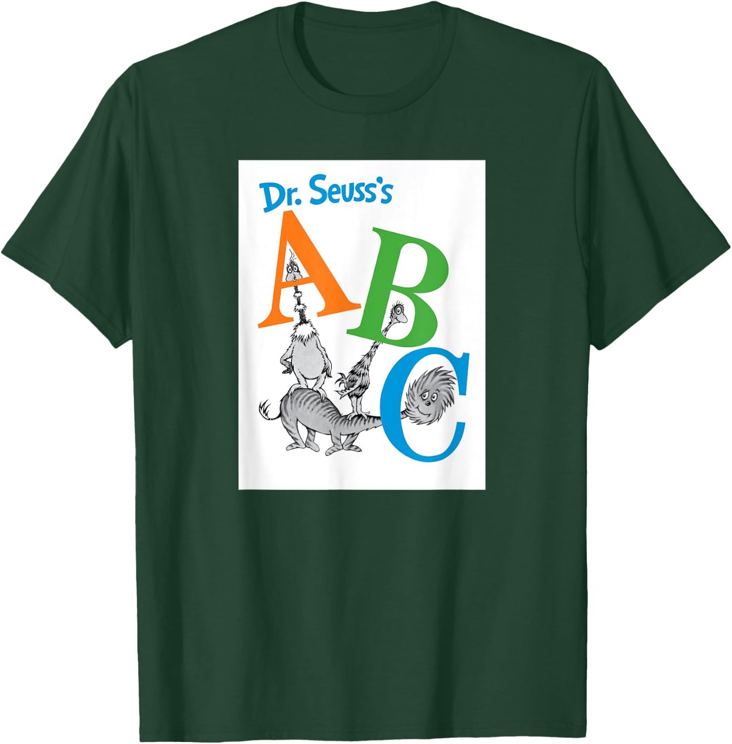 Dr. Seuss ABC Book Cover T-Shirt - T-Shirt | Forest