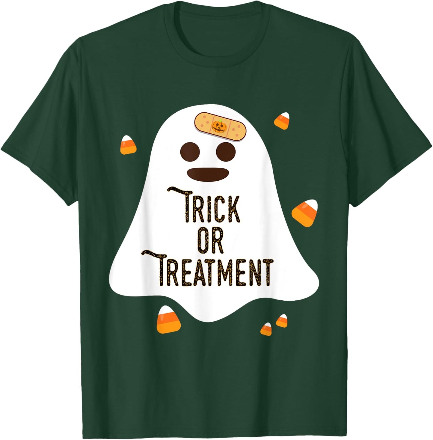Doctor and Nurse Halloween Trick or Treatment T-Shirt - T-Shirt | Forest
