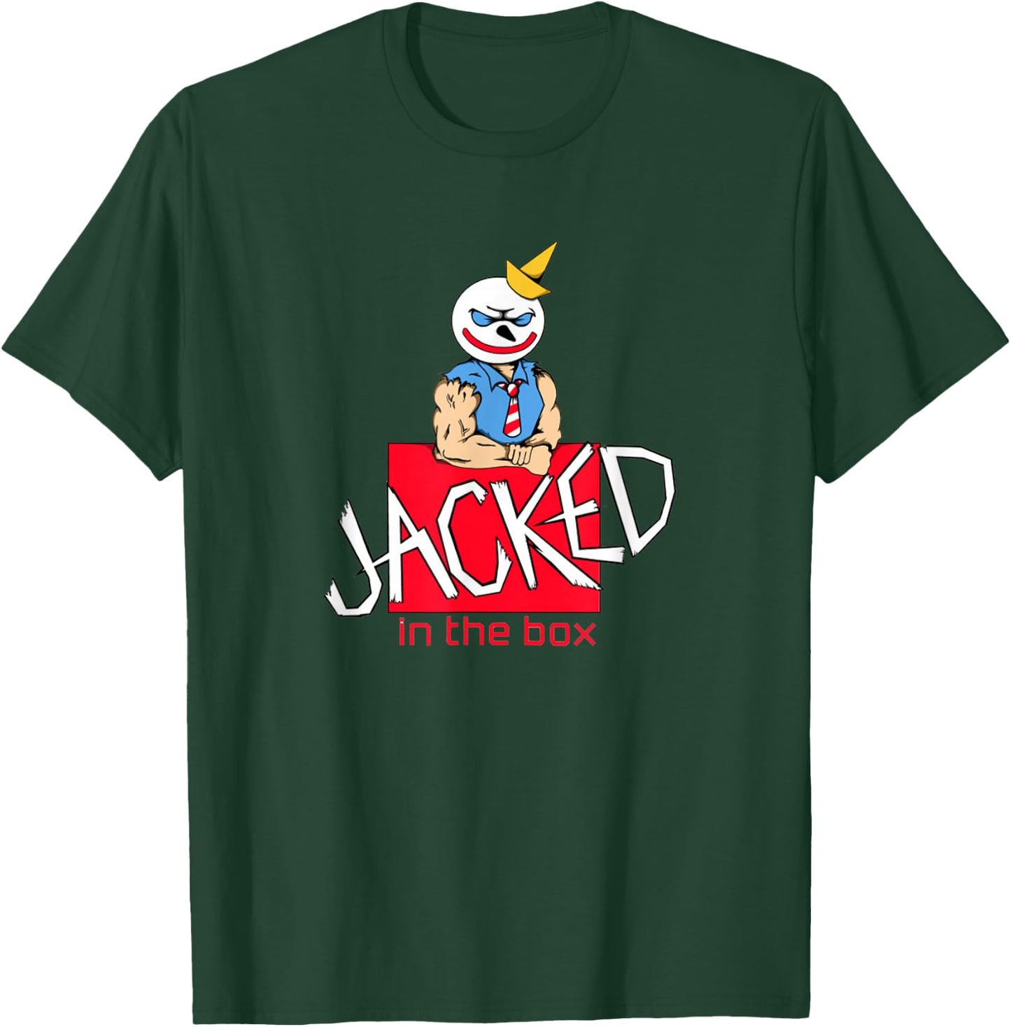 Jacked in The Box T-Shirt - T-Shirt | Forest