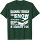 Funny EMT First Responder Paramedic Christmas Winter T-Shirt - T-Shirt | Forest
