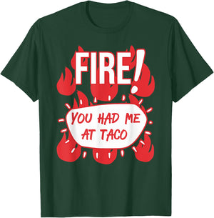 HOT SAUCES Group Halloween Costumes FIRE TACO SAUCE shirt T-Shirt - T-Shirt | Forest