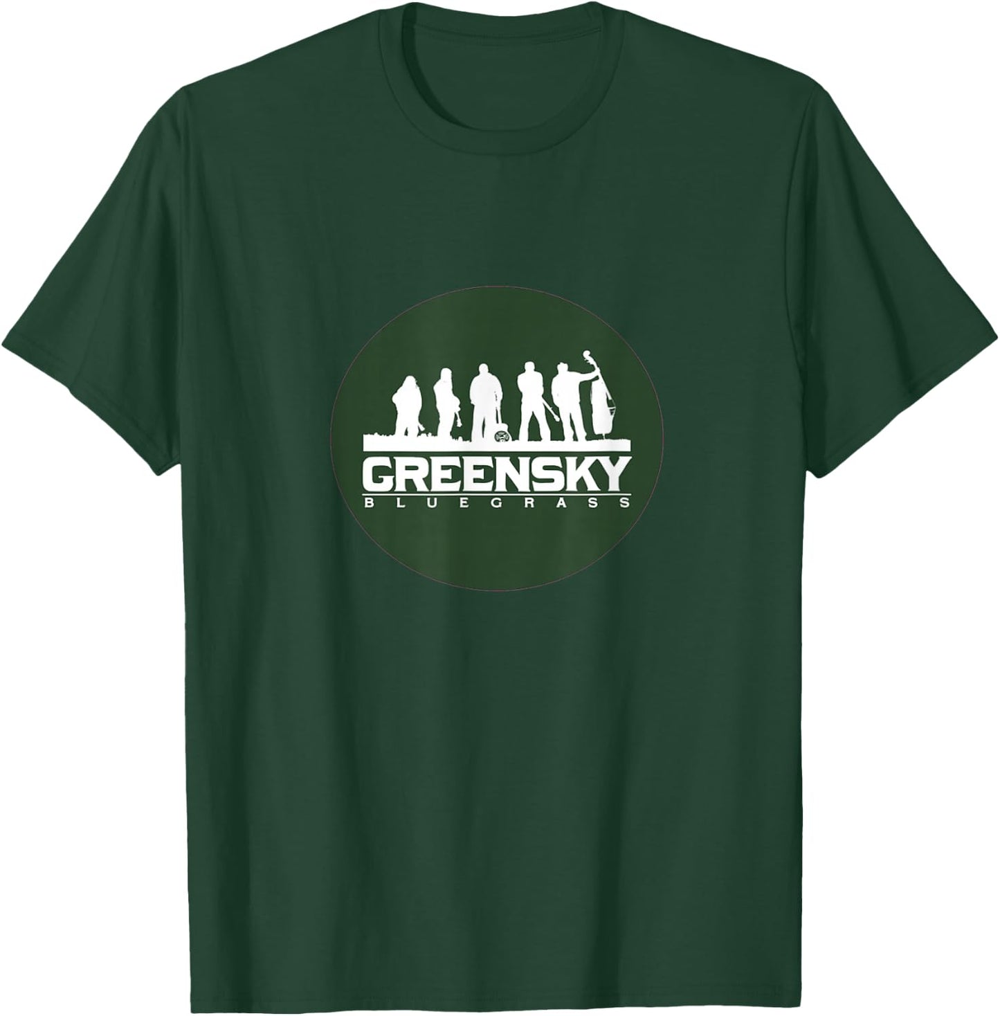 Festival green bluegrass. T-Shirt - T-Shirt | Forest