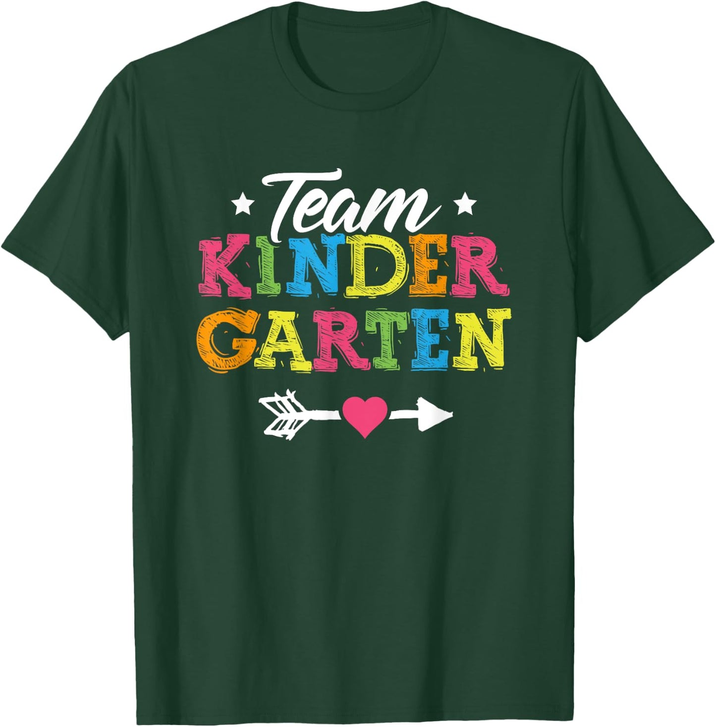 Team Kindergarten Shirt Teacher Student Kids Back To School T-Shirt - T-Shirt | Forest