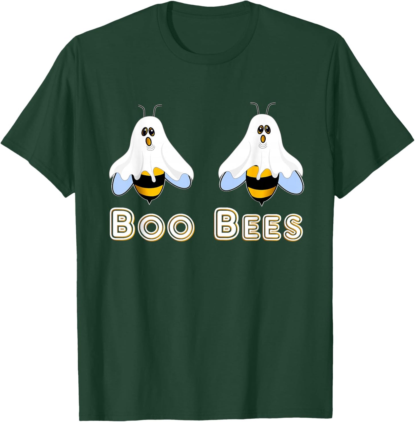 Funny Halloween Shirt Boo Bees T Shirt Gift T-Shirt - T-Shirt | Forest