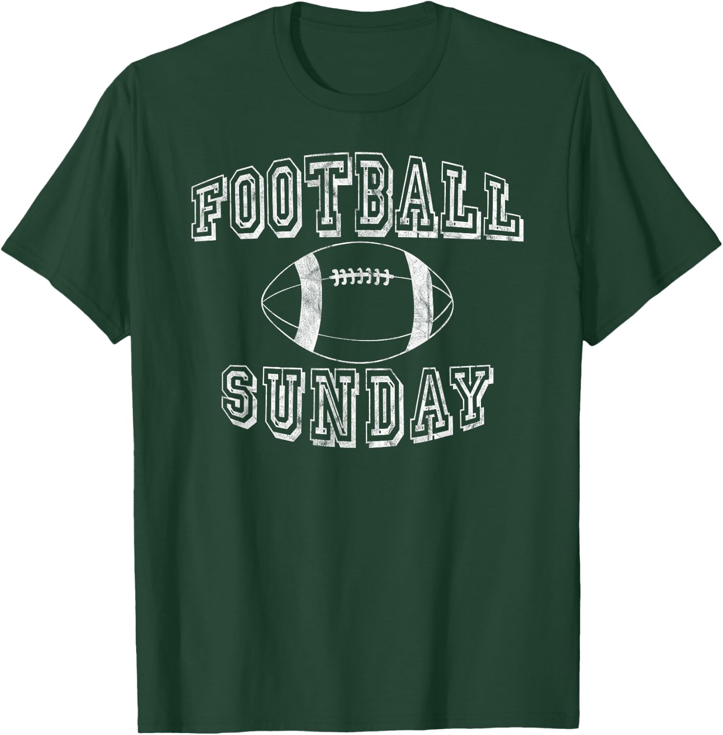FOOTBALL SUNDAY T Shirt Men Women Kids Vintage Retro T-Shirt - T-Shirt | Forest