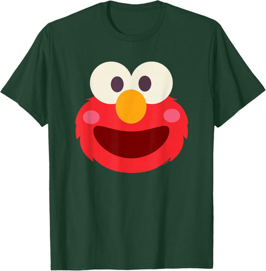 Sesame Street Elmo Kawaii Face Halloween Costume T-Shirt - T-Shirt | Forest