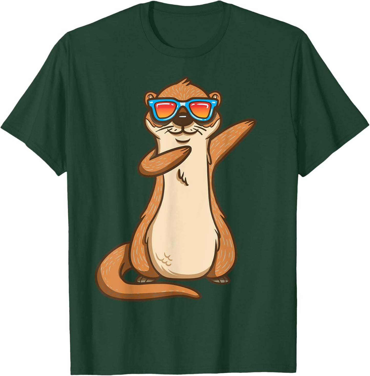 Dabbing Sea Otter Party Animal Kindergarten Kids Shirt T-Shirt - T-Shirt | Forest