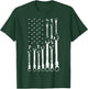 Mechanic Flag American Patriotic Flag Car Mechanic USA Flag T-Shirt - T-Shirt | Forest