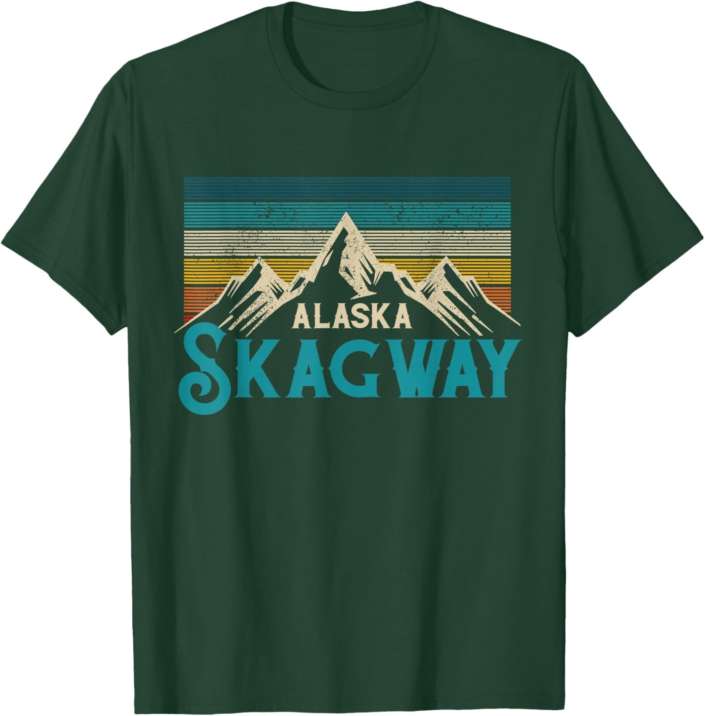 Skagway Alaska Souvenir T-Shirt - T-Shirt | Forest