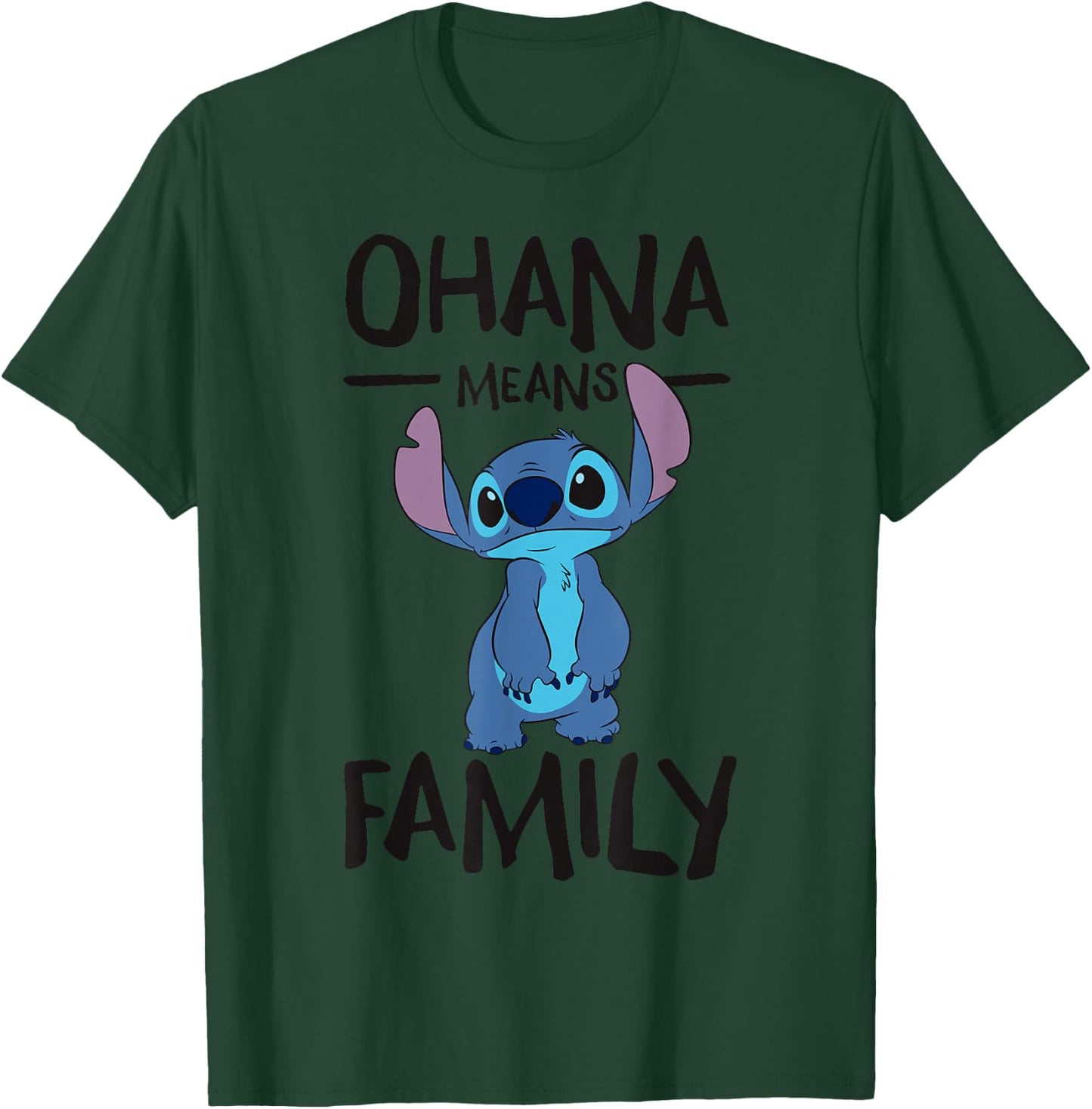Lilo & Stitch - Ohana Means Family T-Shirt - T-Shirt | Forest