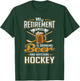 Retirement Plan Drinking Beer Watching Hockey Party Gift T-Shirt - T-Shirt | Forest