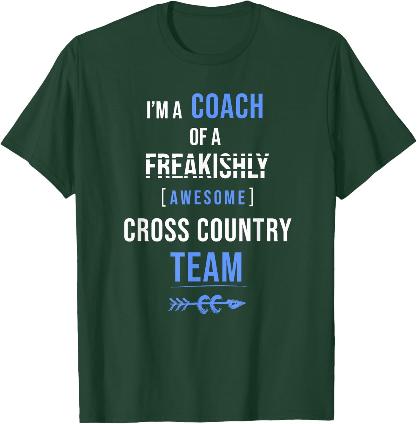 I'm A XC Coach Shirt | Cross Country Coach Gift CC Team Gift T-Shirt - T-Shirt | Forest