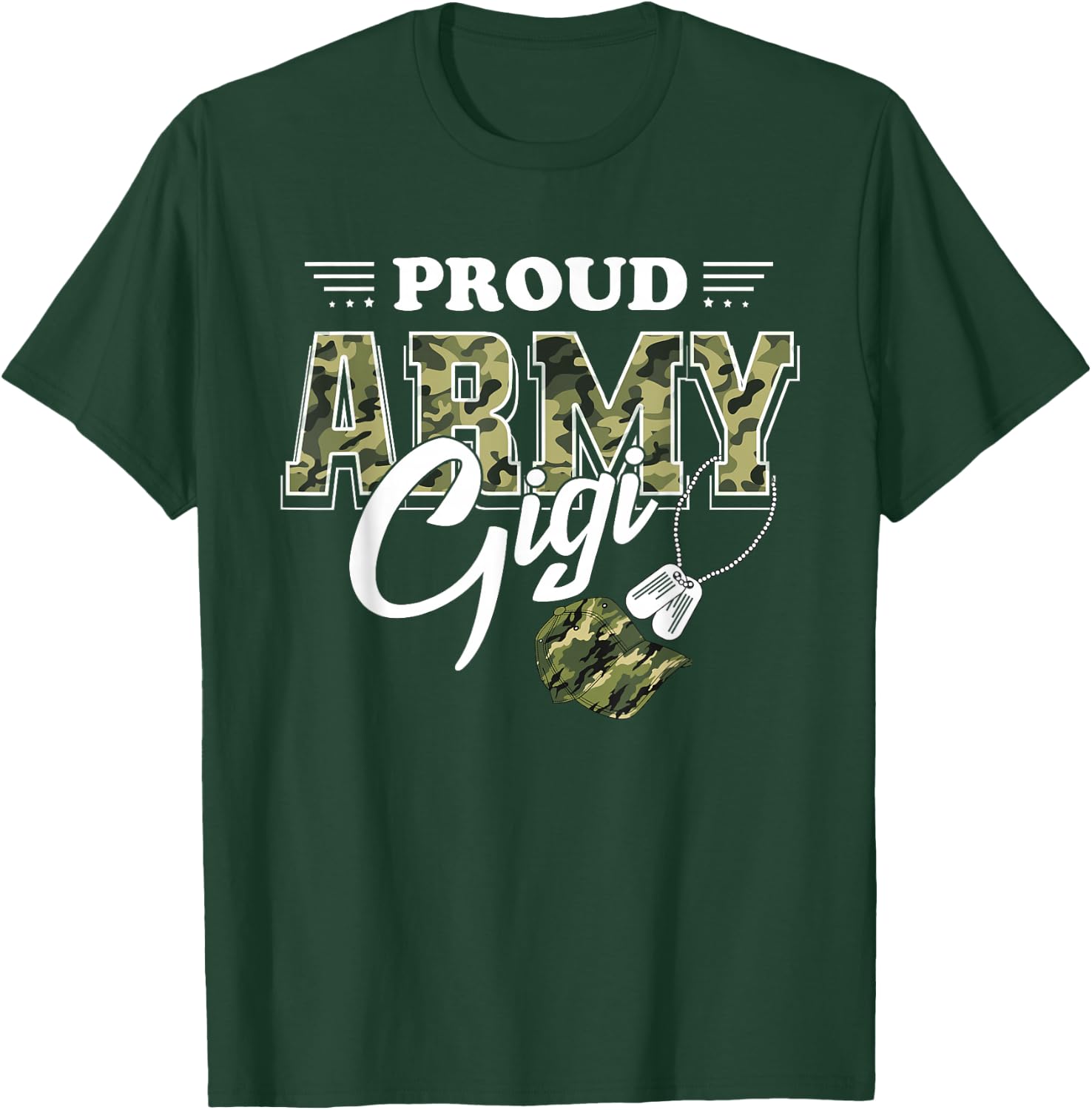 Proud Army Gigi T-Shirt - T-Shirt | Forest