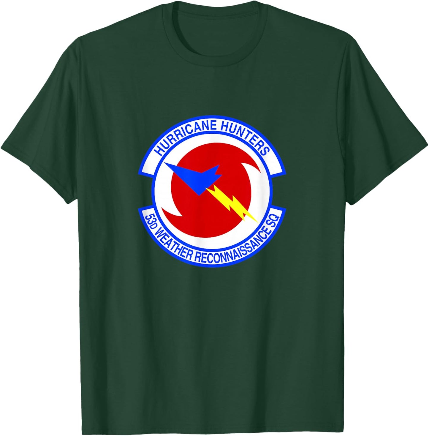 Hurricane Hunters 53d Weather Reconnaissance USAF T-Shirt - T-Shirt | Forest