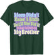 Mom Didn't Raise A Bitch But If She Did It Was My Brother T-Shirt - T-Shirt | Forest