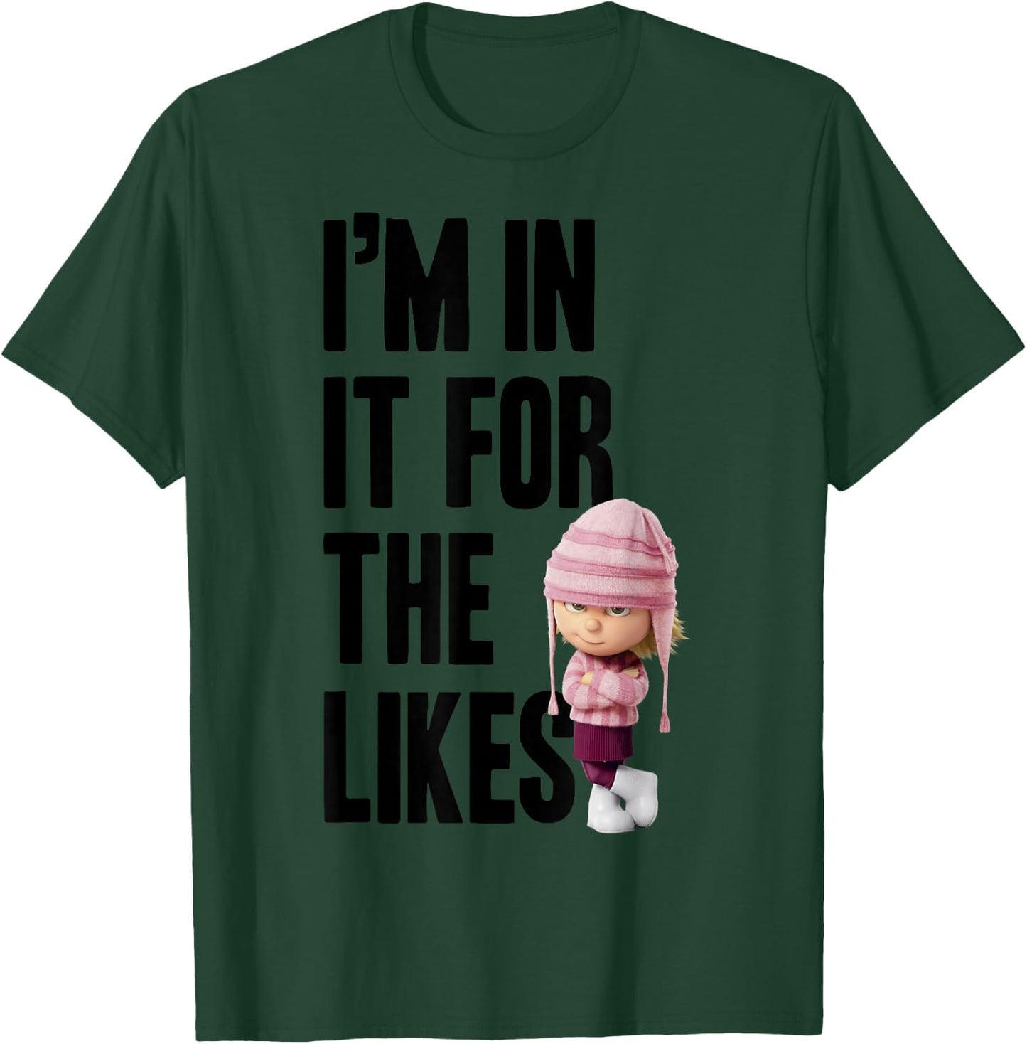 Despicable Me Minions Edith For The Likes Graphic T-Shirt - T-Shirt | Forest