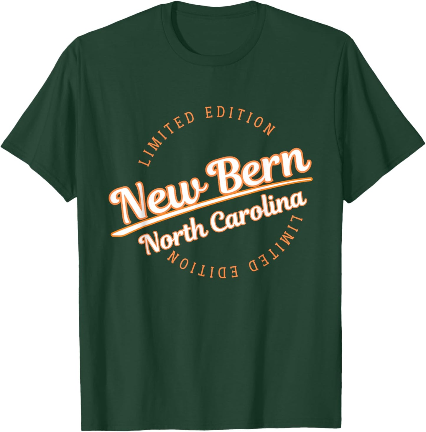 Retro Athletic New Bern NC Apparel T-Shirt - T-Shirt | Forest