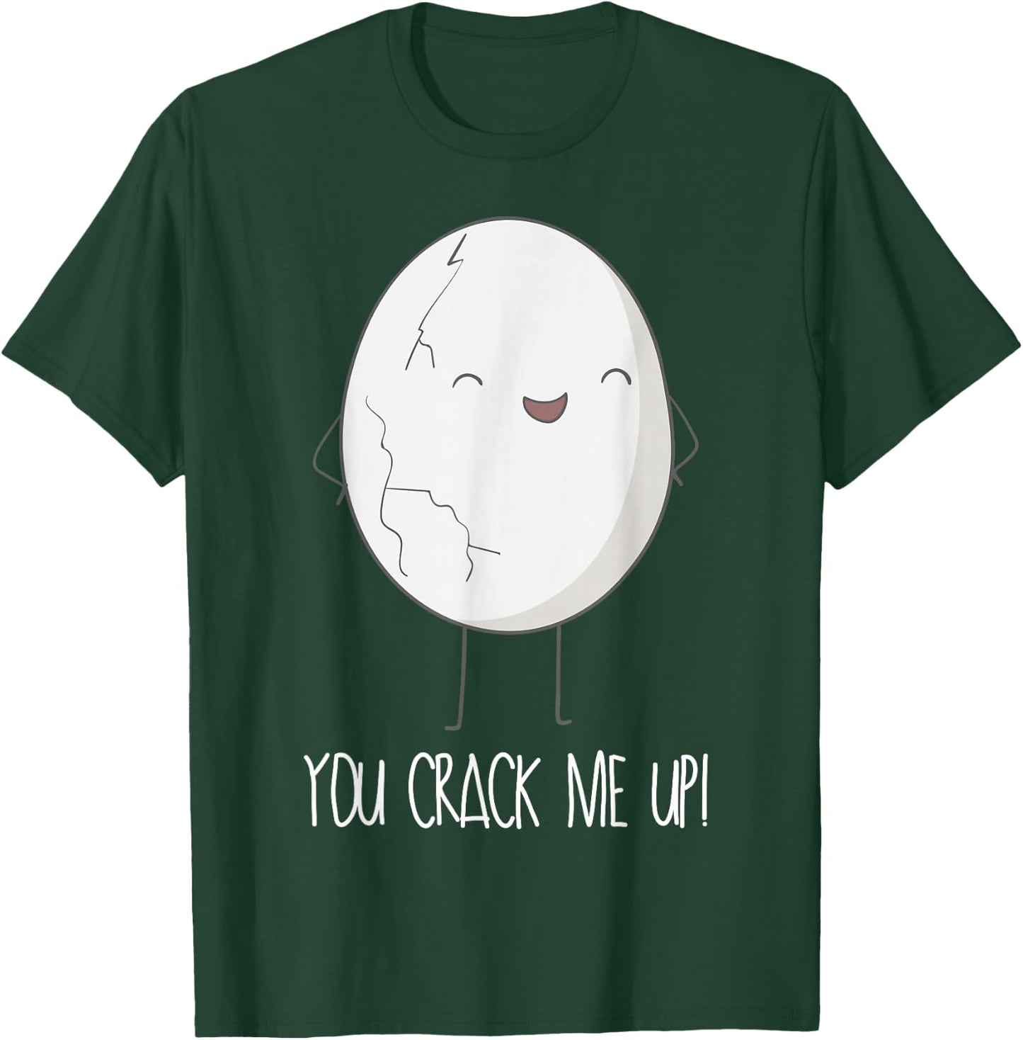 You Crack Me Up Cute Egg T-Shirt - T-Shirt | Forest