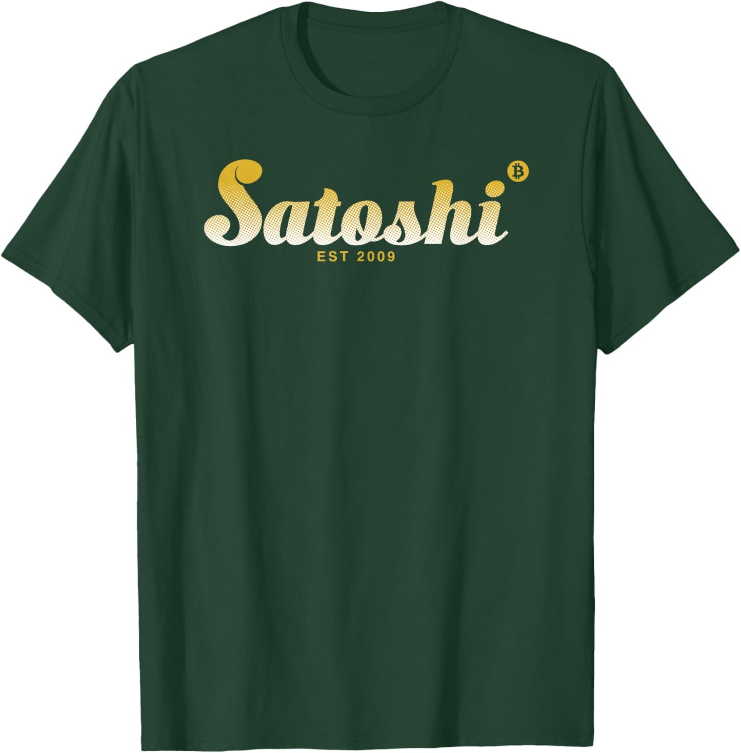 Satoshi Est 2009 Bitcoin Creator Blockchain Currency T-Shirt - T-Shirt | Forest