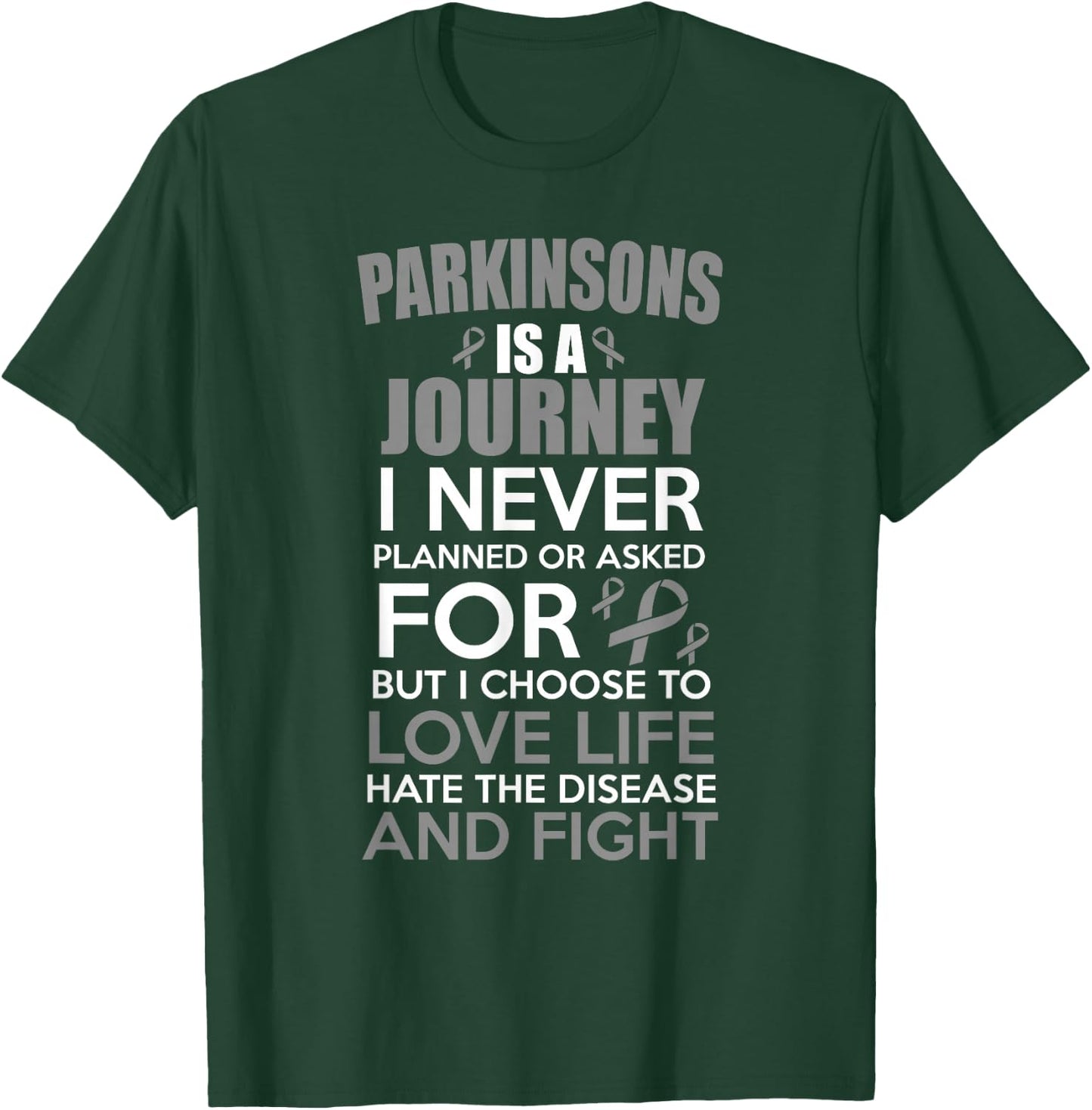 Support Parkinsons Awareness T-Shirt - T-Shirt | Forest