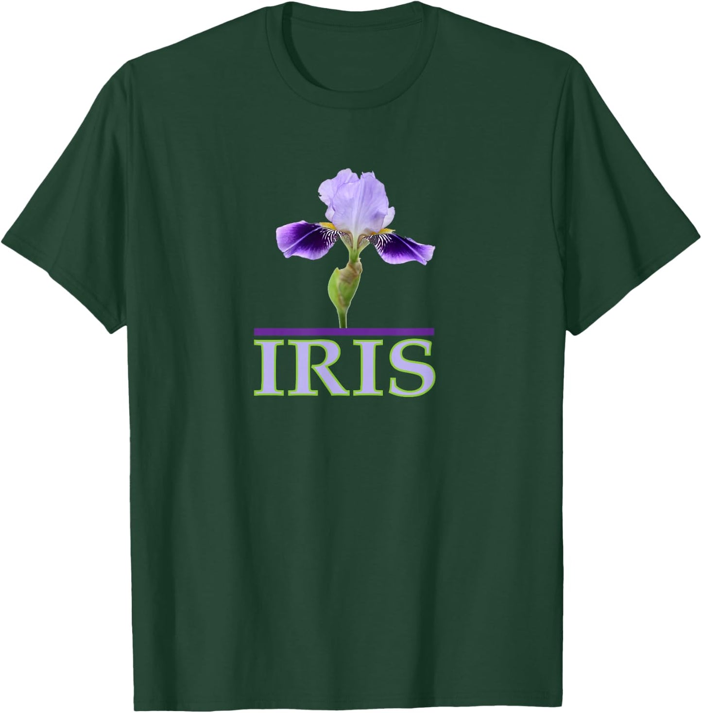 Purple Iris Flower T-Shirt - T-Shirt | Forest
