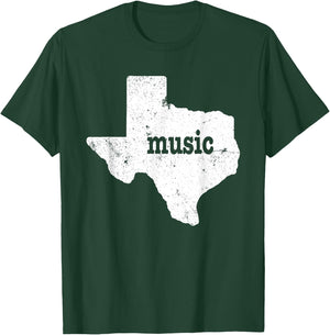 Texas Music Austin Texas Music Texas Country Music Shirt T-Shirt - T-Shirt | Forest