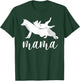 Mama Wolf & Baby Wolf Love for Mom and Kids - Mothers Day T-Shirt - T-Shirt | Forest