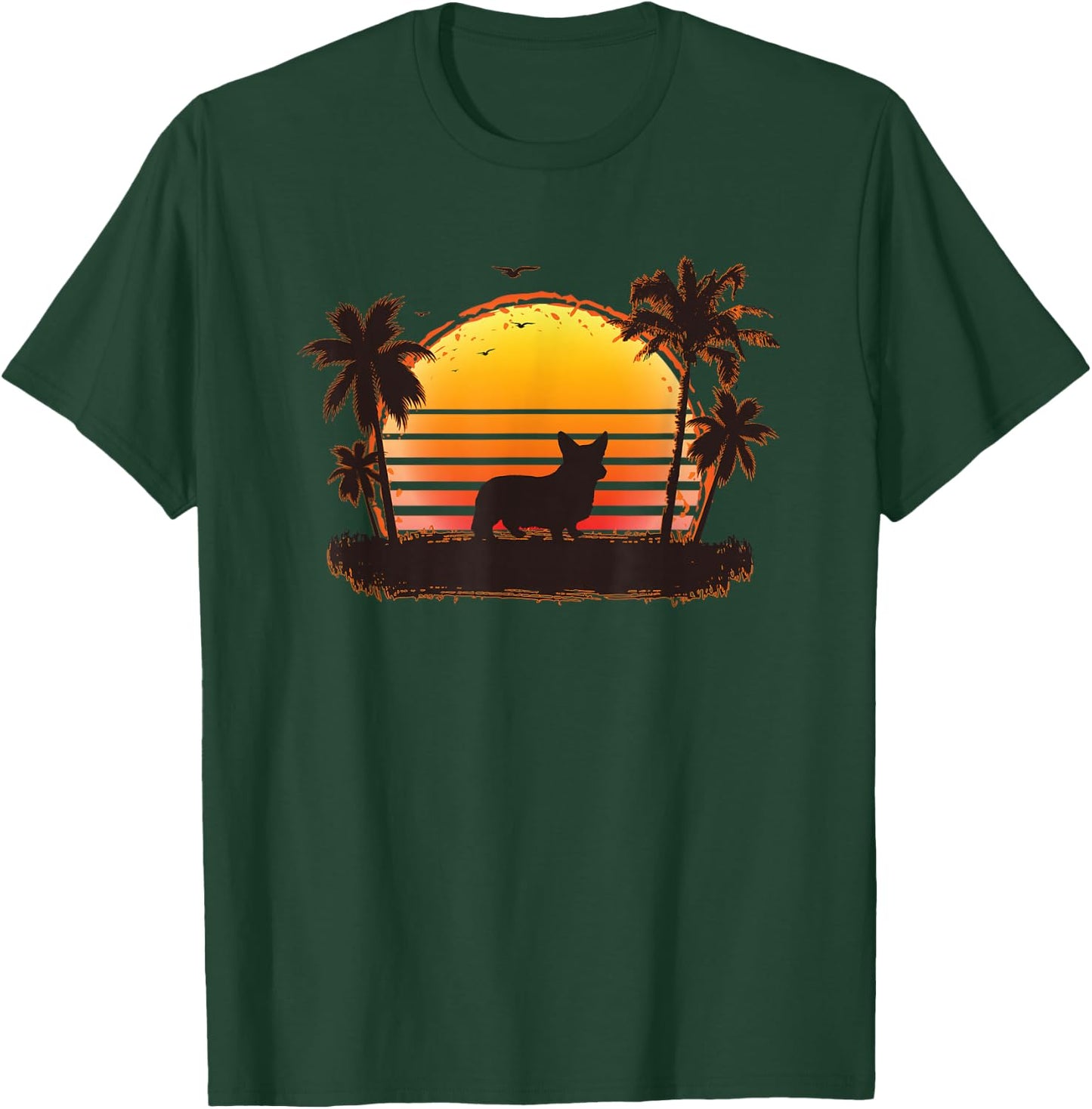 Welsh Corgi Pembroke Welsh Corgi Cardigan T-Shirt - T-Shirt | Forest