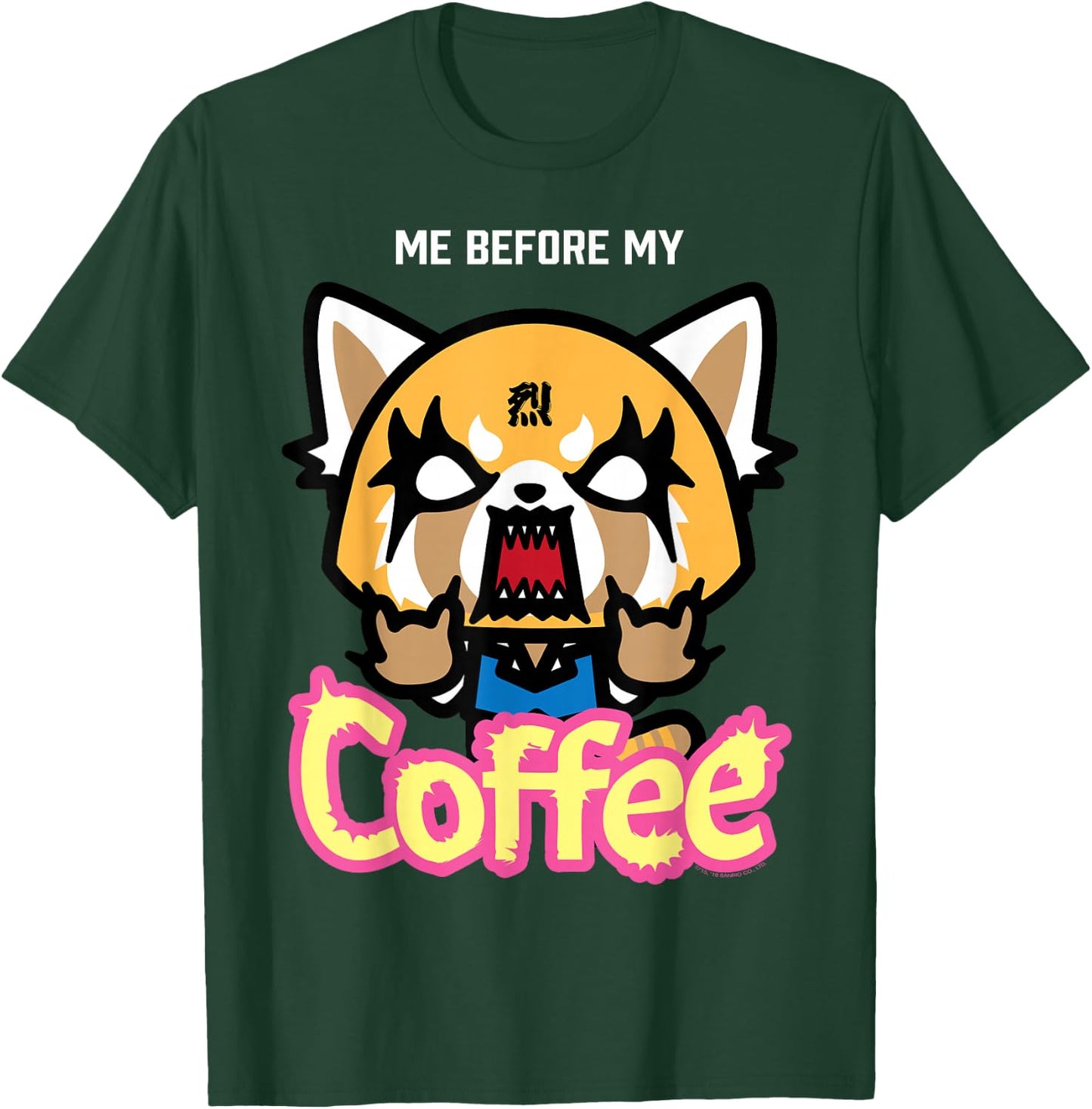 Aggretsuko I Need My Coffee Rage Shirt T-Shirt - T-Shirt | Forest