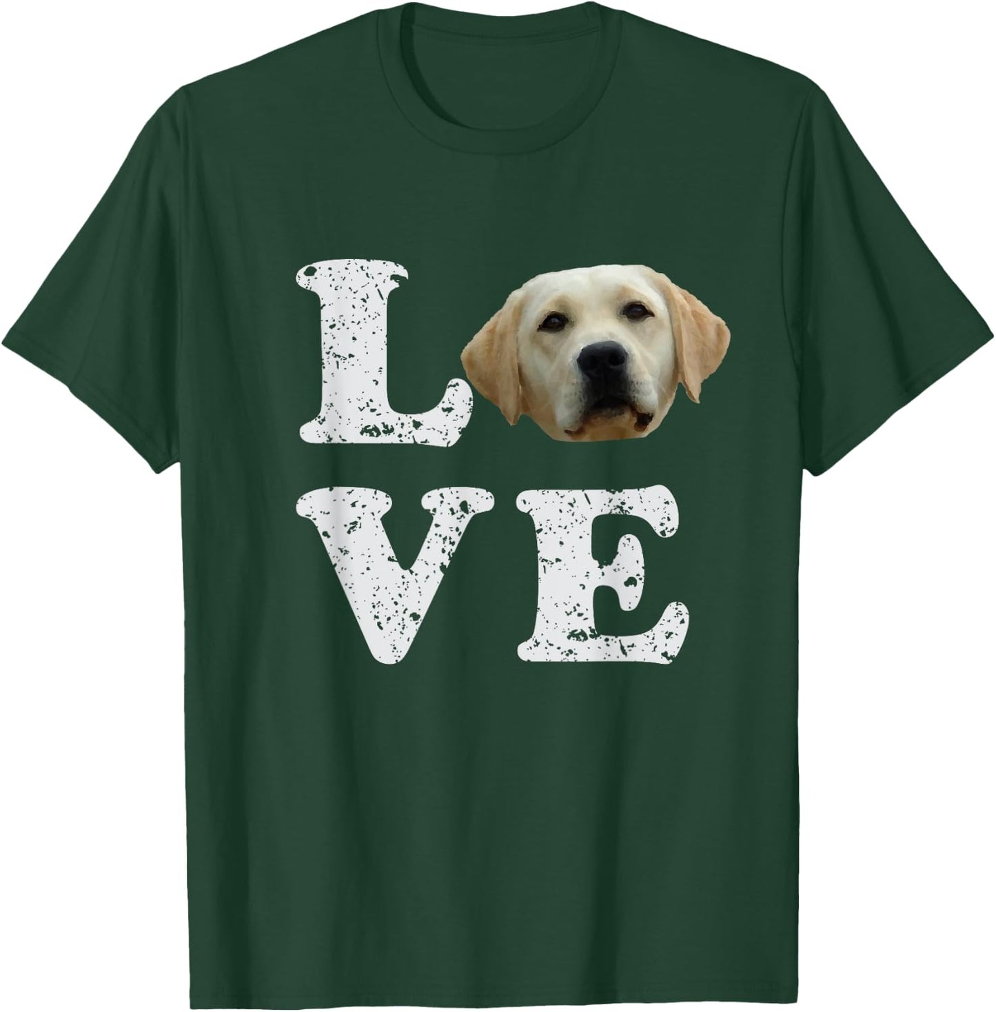 I Love My Yellow Lab | Labrador Retriever Dog T-Shirt - T-Shirt | Forest