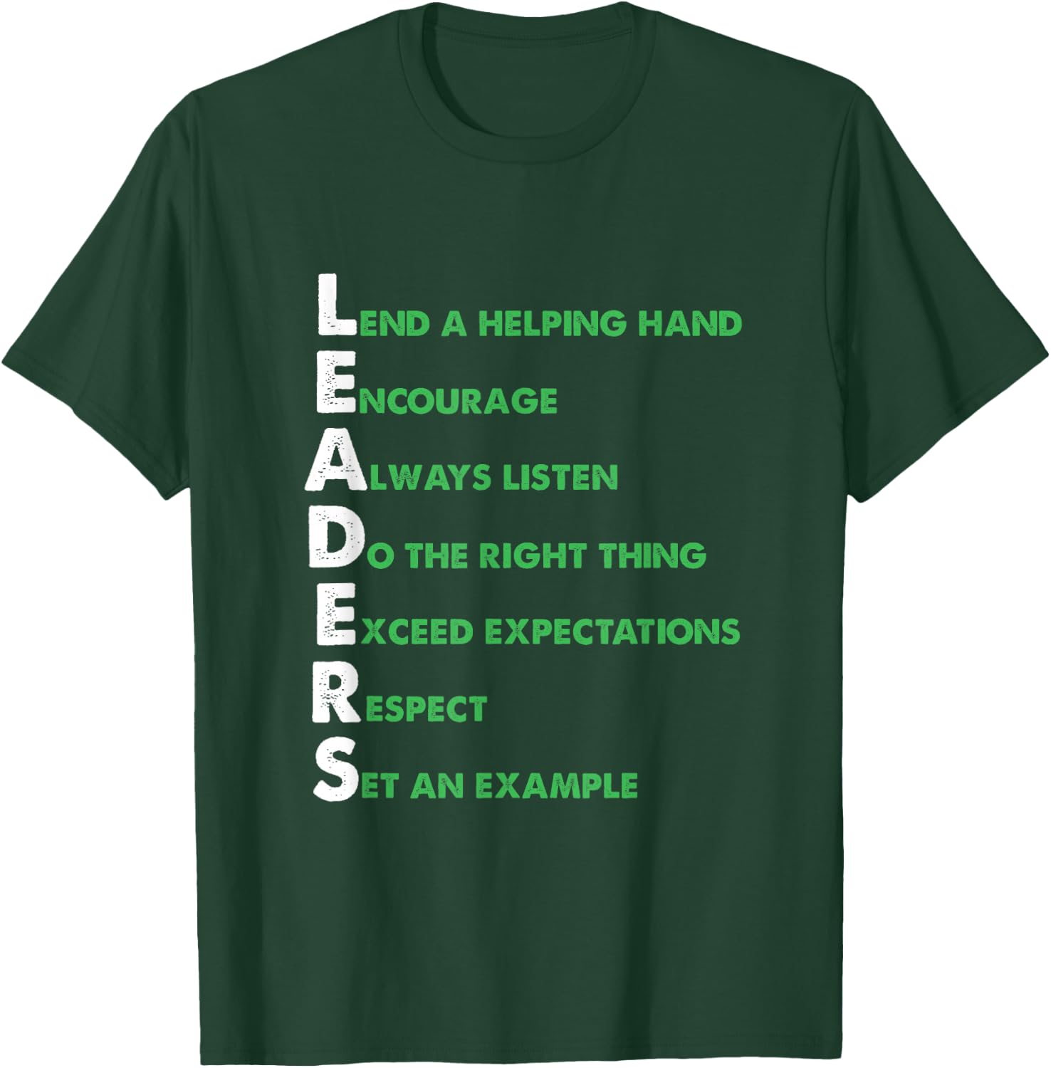 Boss Team Lead Manager Leadership Group Leaders Meaning T-Shirt - T-Shirt | Forest