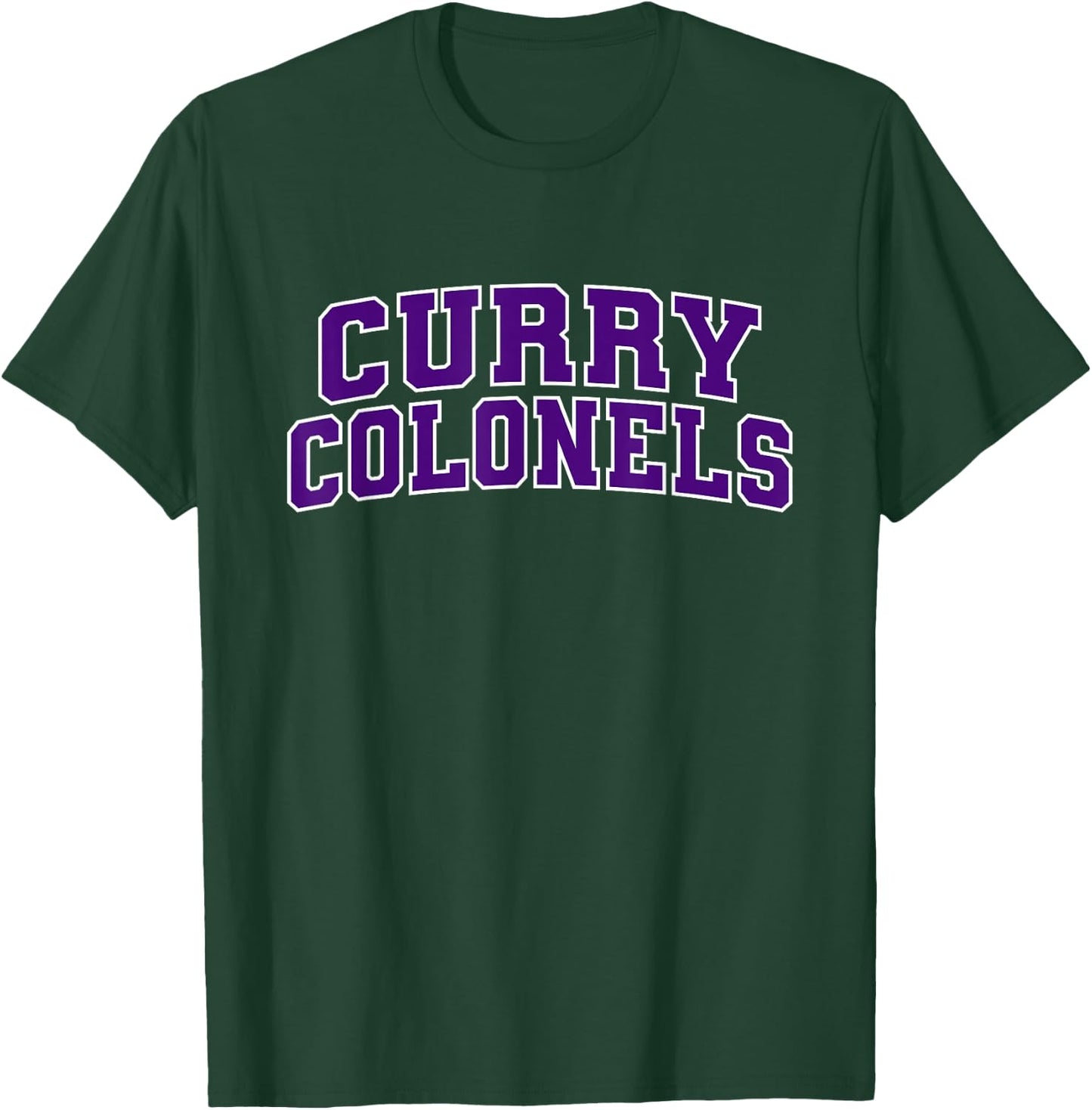 Curry College Colonels Apparel Sports Fan T-Shirt - T-Shirt | Forest