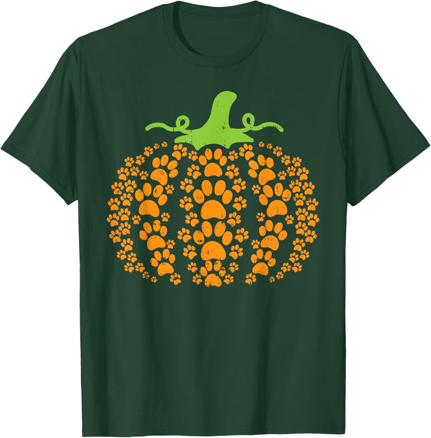 Paws Pumpkin Funny Halloween Costume Dog Cat Pet Owner T-Shirt - T-Shirt | Forest