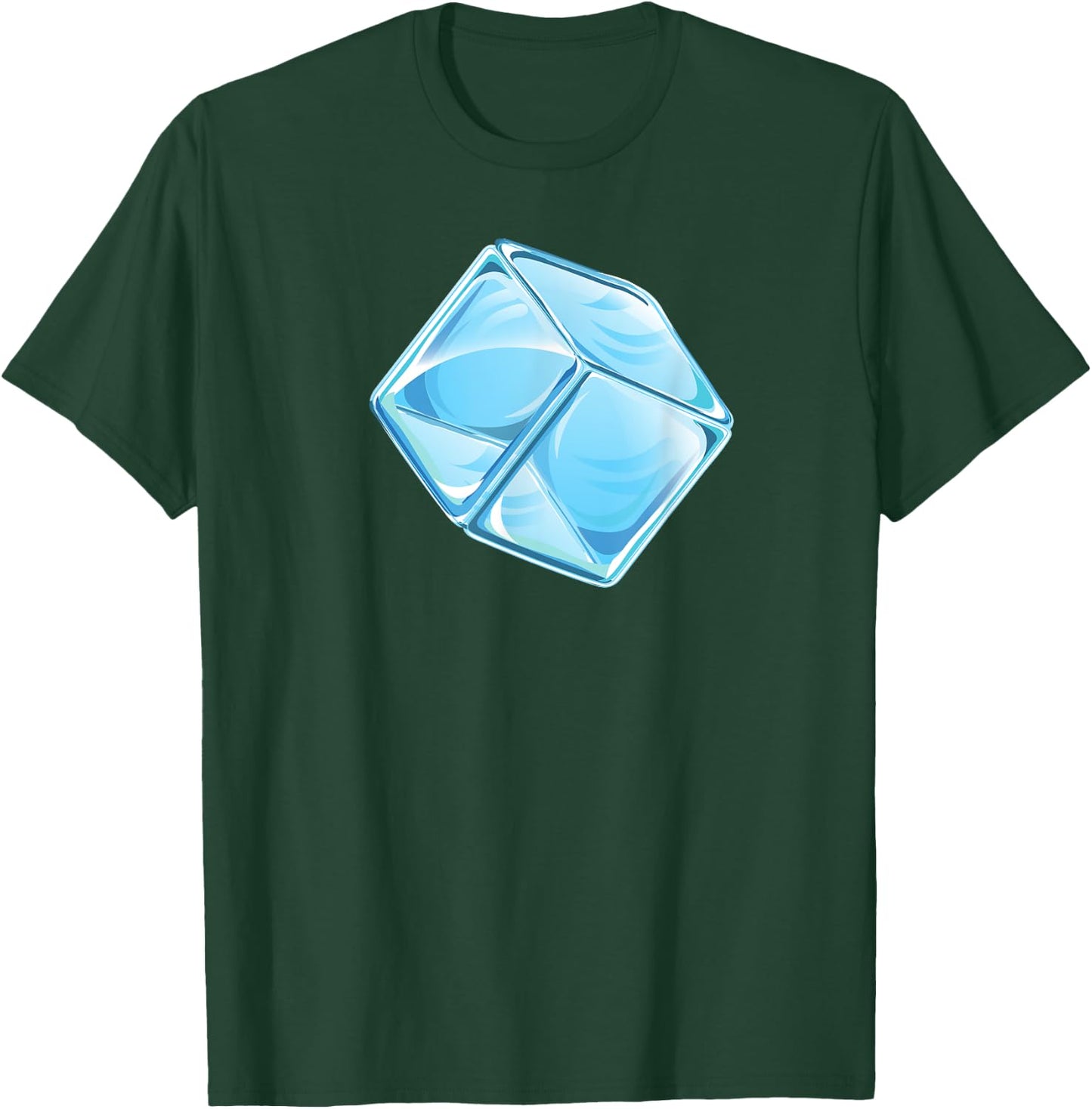 Cute Ice Cube Gift Ice Cubes Lovers T-Shirt - T-Shirt | Forest