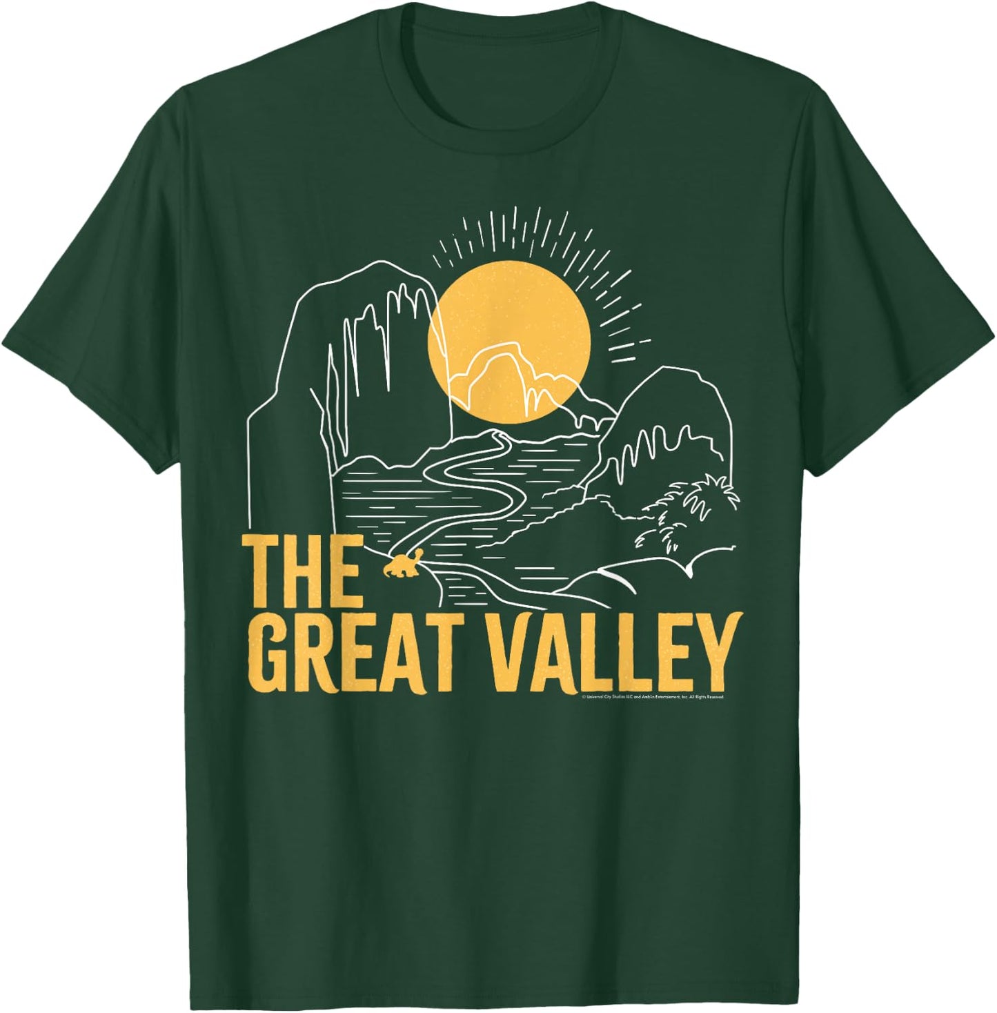 Land Before Time Sunrise Over The Great Valley T-Shirt - T-Shirt | Forest
