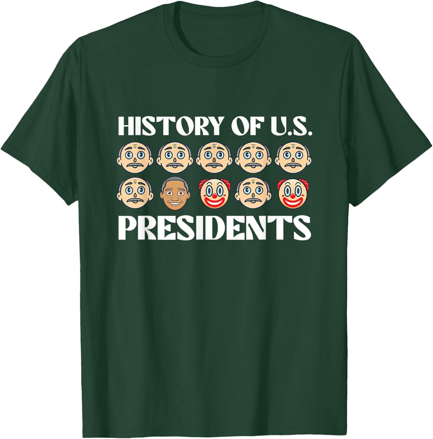 History Of U.S. Presidents - Sarcastic Presidents' Day T-Shirt - T-Shirt | Forest