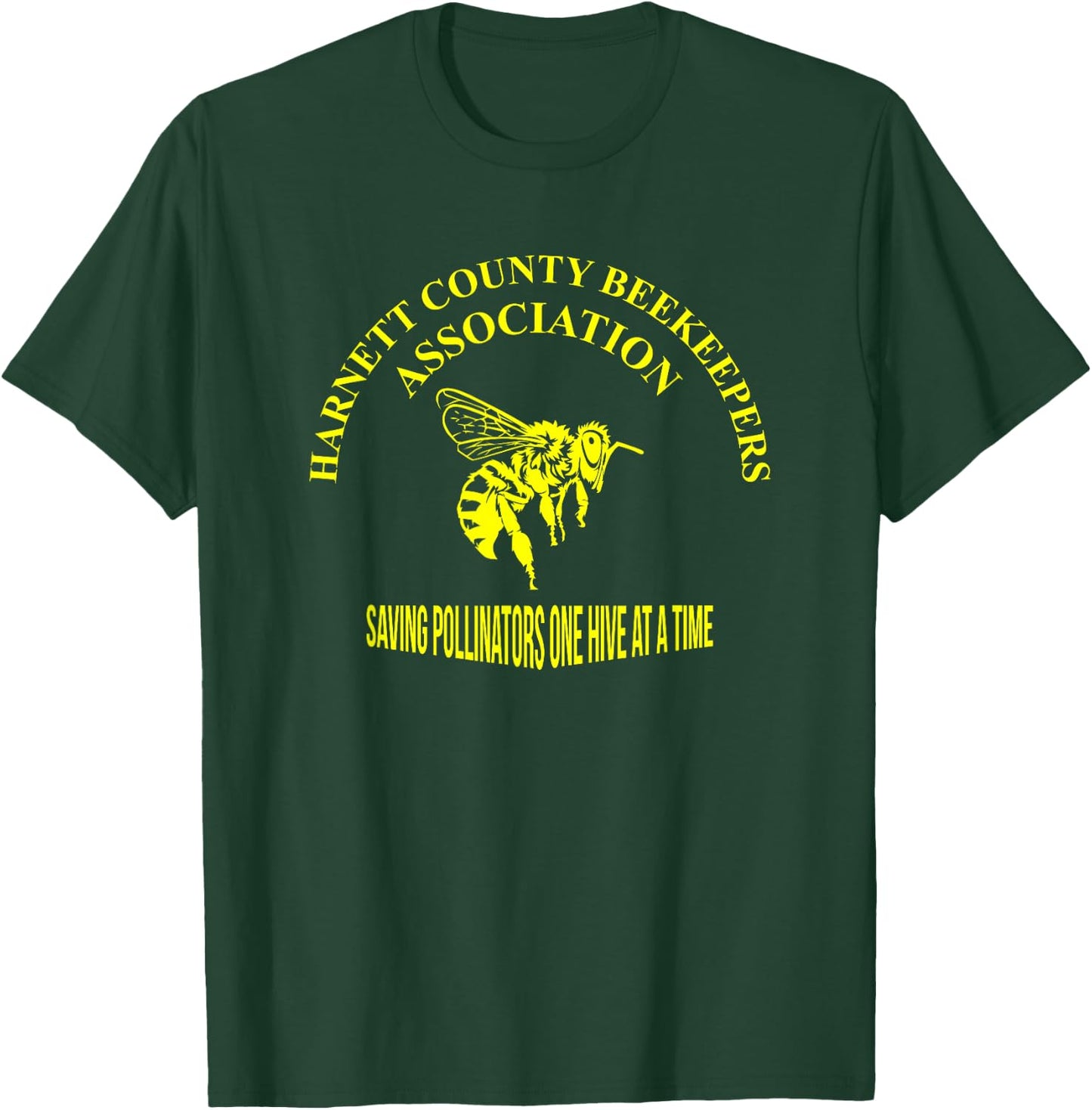 Harnett County Beekeepers Association (Yellow Edition) T-Shirt - T-Shirt | Forest