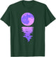Vaporwave Aesthetic Purple Moon Pastel Moonlight Graphic T-Shirt - T-Shirt | Forest