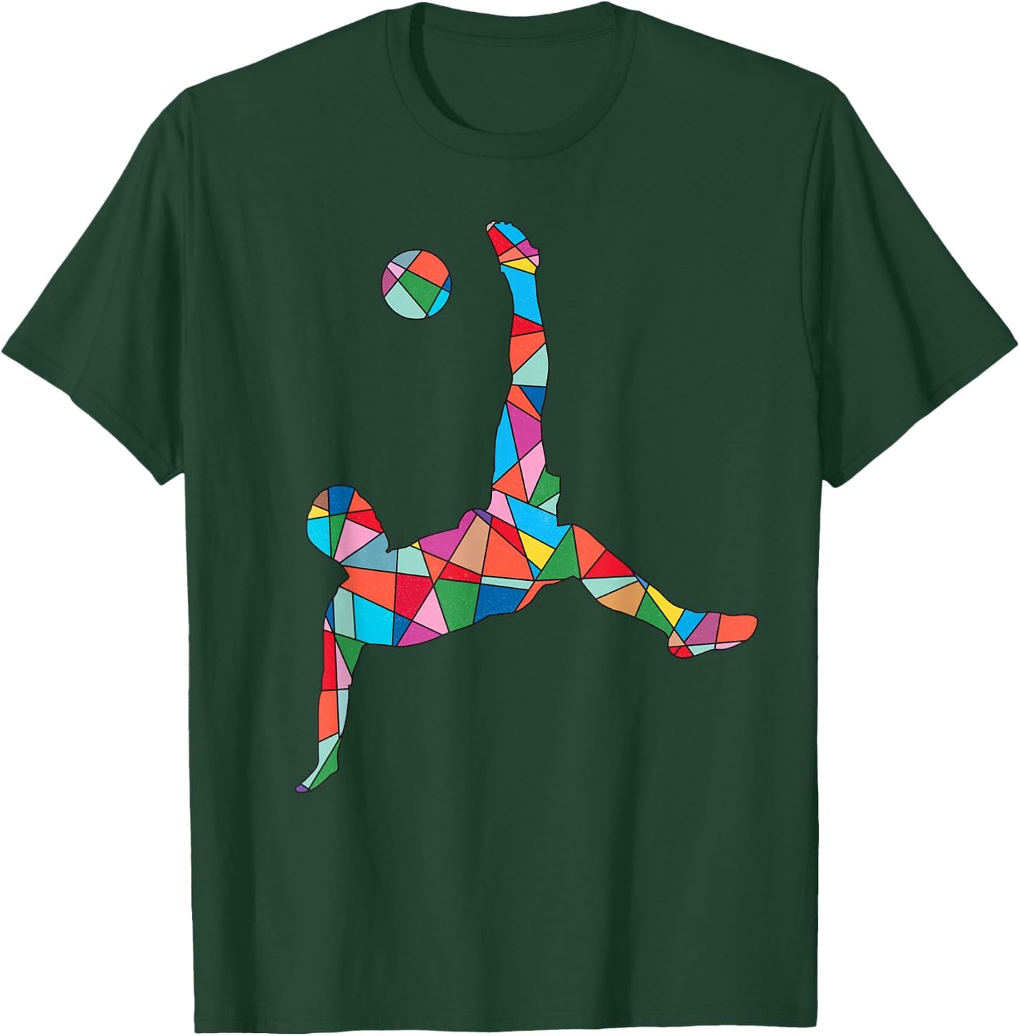 Soccer Player Sports Kids Boys Men Soccer T-Shirt - T-Shirt | Forest