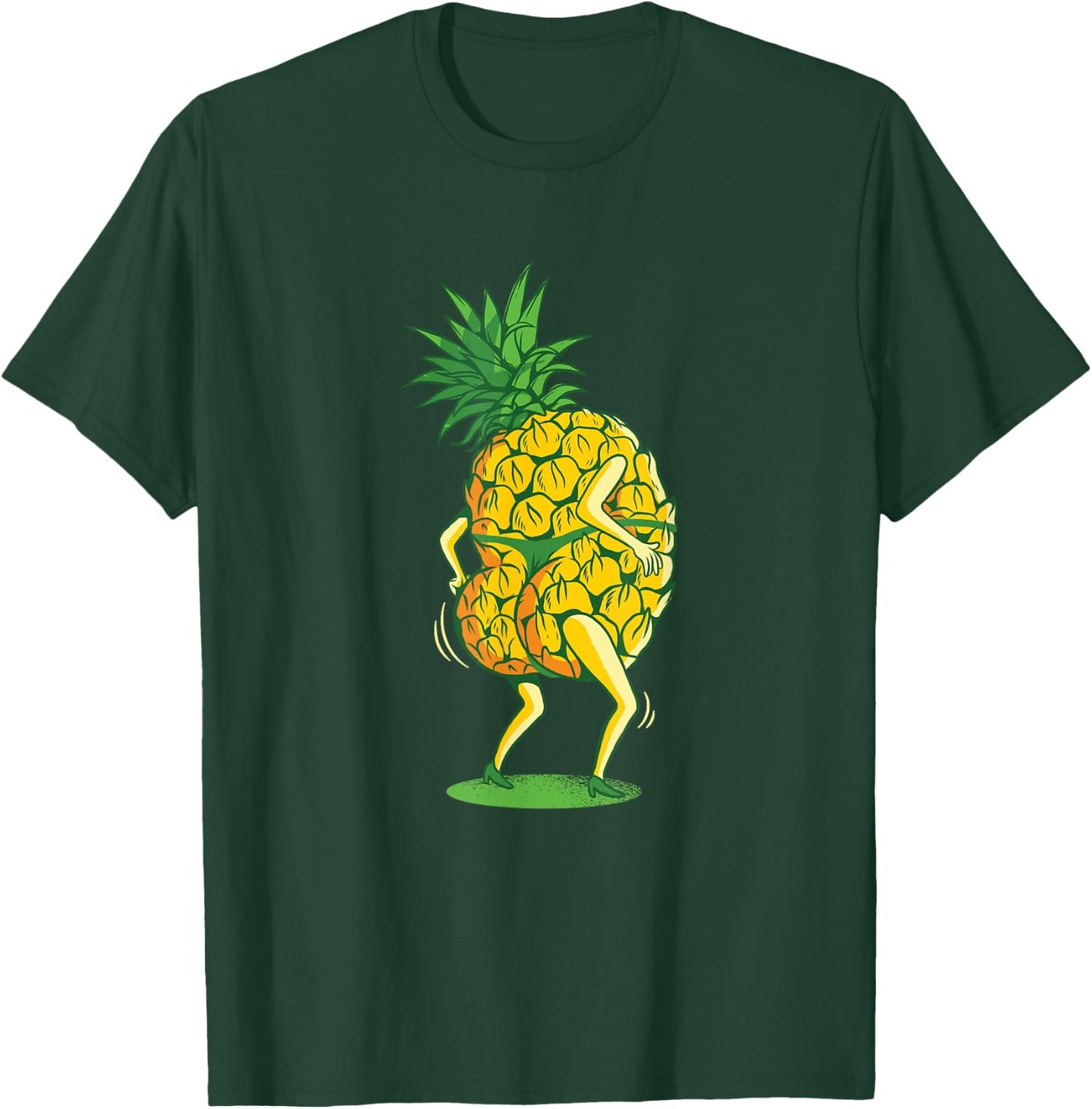 Funny Twerking Pineapple , women, boys & girls T-Shirt - T-Shirt | Forest