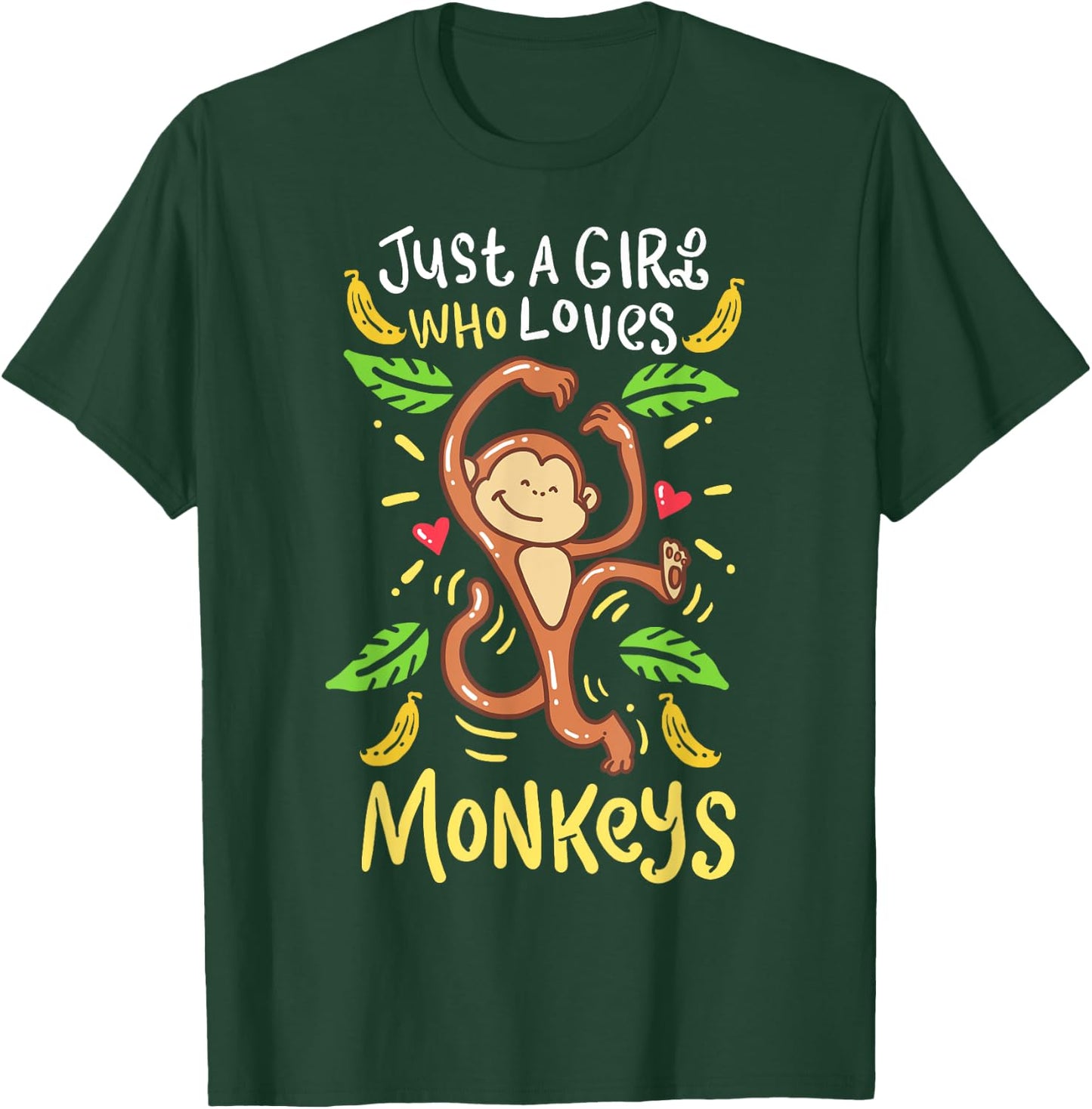 Monkey Primate Zookeeper Funny Gift T-Shirt - T-Shirt | Forest