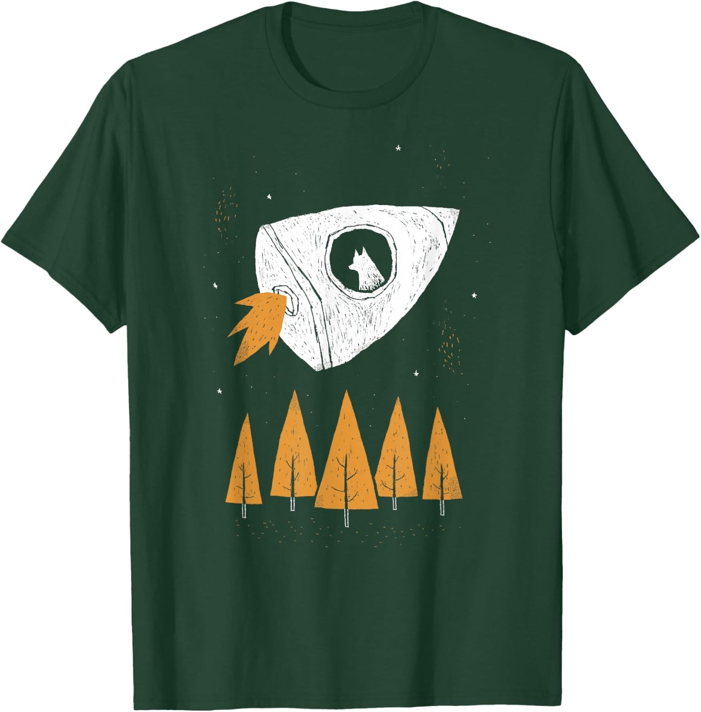 laika space dog Men Women Girls Kids T-Shirt - T-Shirt | Forest