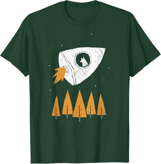 laika space dog Men Women Girls Kids T-Shirt - T-Shirt | Forest